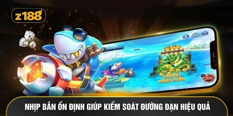 Nhịp bắn ổn định giúp kiểm soát đường đạn hiệu quả