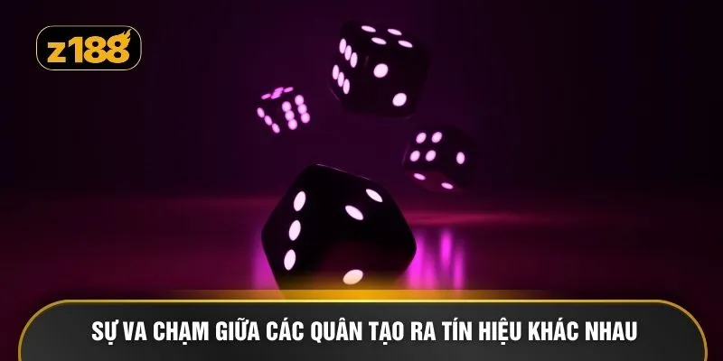Sự va chạm giữa các quân tạo ra tín hiệu khác nhau